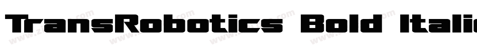 TransRobotics Bold Italic字体转换